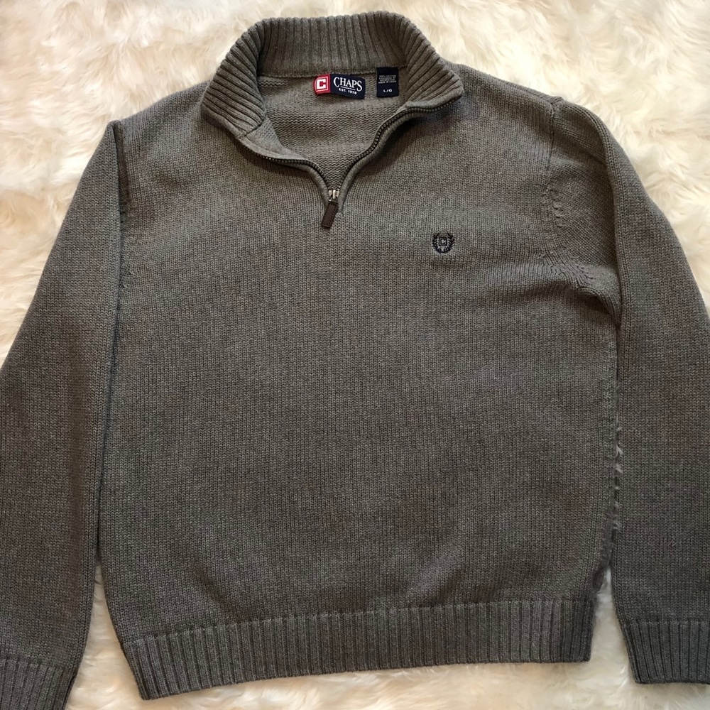 Chaps Ralph Lauren 1/4 Zip Pullover Men’s Sweater